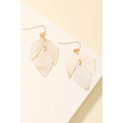 Mother of Pearl Seashell Earrings