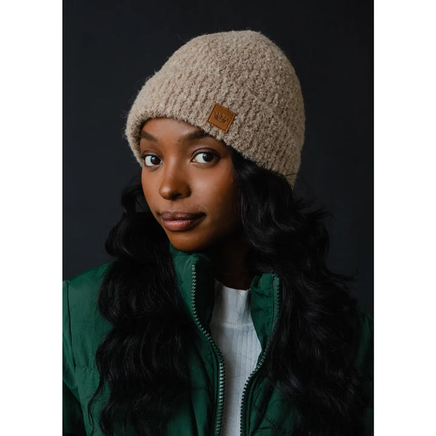 Tan Knit Beanie