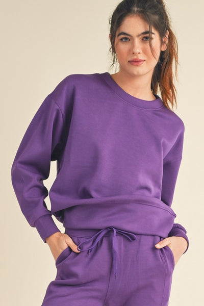 Purple Ultra Comfy Sweatshirt