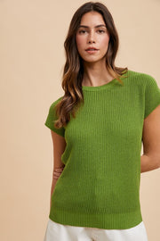 Matcha Short Sleeve Sweater