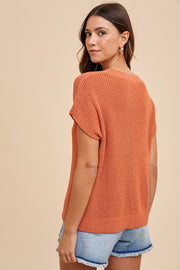 Clay Short Sleeve Sweater