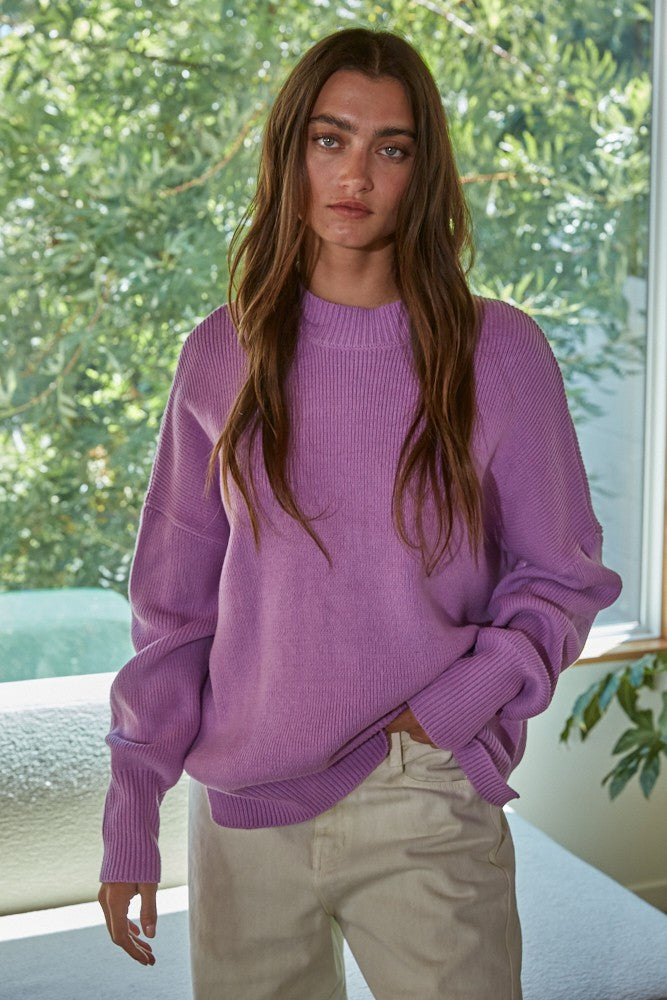 Lilac Oversized Sweater