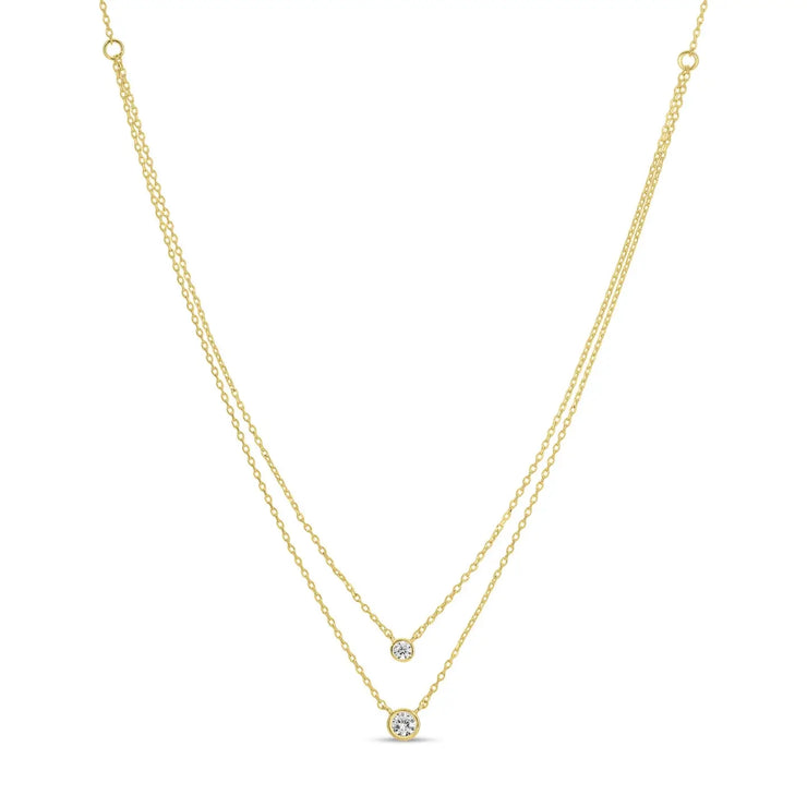 Layered Cubic Zirconium Necklace