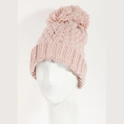 Blush Pom Pom Beanie