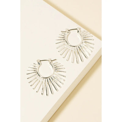 Silver Sunshine Earrings