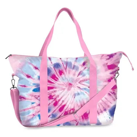 Pink Tie Dye Weekender Tote